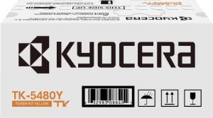Kyocera TK-5480Y sárga toner eredeti (Ecosys MA2101, PA2101) - 1250 oldal