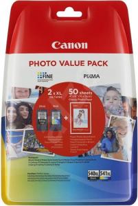 CANON TINTAPATRON PG560XL/CL561XL MULTIPACK + 50 ÍV GP-501 PHOTO GLOSSY PAPER