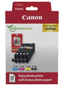 Canon tinta CLI526 multipack (black, cyan, magenta, yellow)