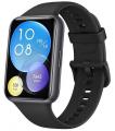 SMW Huawei Watch Fit 2 okosóra - 55028894 - Midnight Black Silicone Strap