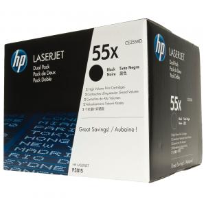 HP TONER CE255XD DUPLA BLACK 2x12,5k