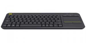 Logitech K400 Plus Wireless Touch Keyboard Black HU