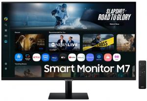 Samsung Smart Monitor M7 M70D 32" 4K UHD fekete (LS32FM700UUXDU)