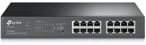 TP-LINK TL-SG1016PE 16 portos gigabites Easy Smart PoE switch 8 PoE+ csatlakozás