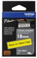 Brother nyomtatószalag Tze-S641 P-touch sárga alap, fekete betű 18mm