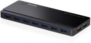 TP-LINK UH720 7 ports USB 3.0 HUB, 2 portos gyorstöltő